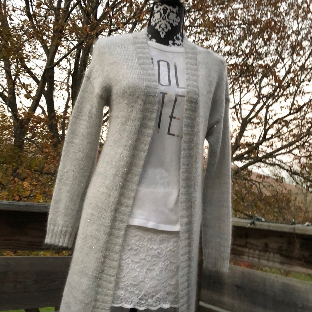 VS sparkly long sweater